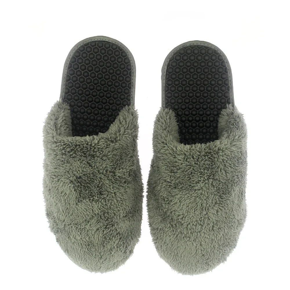 נעלי בית לחורף - אפור