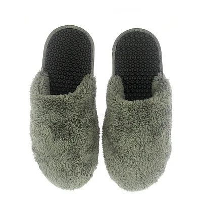 נעלי בית לחורף - אפור