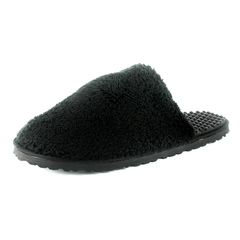 נעלי בית לחורף - שחור