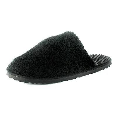 נעלי בית לחורף - שחור