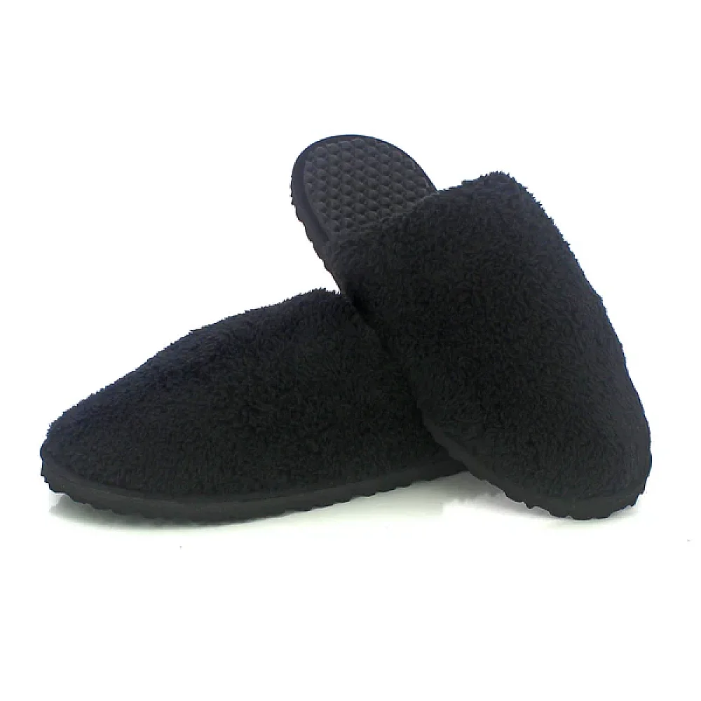 נעלי בית לחורף - שחור