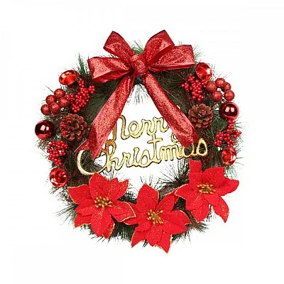 זר Merry Christmas צבעוני