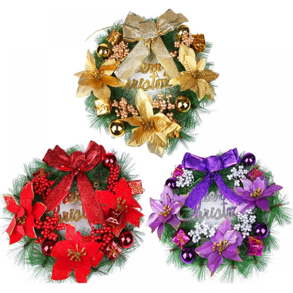 זר Merry Christmas צבעוני