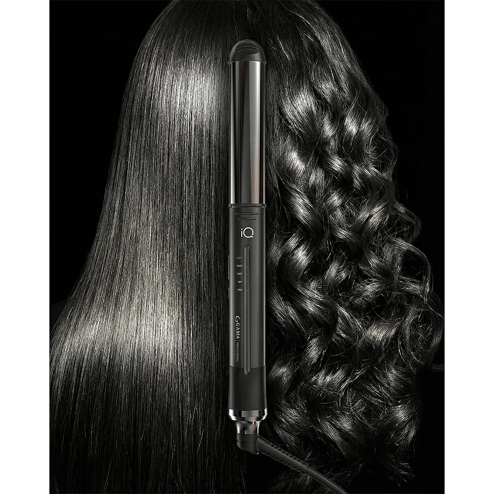 מחליק ומסלסל מקצועי GAMA iQ LED IHT — כחול