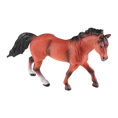 פסלון סוס חום