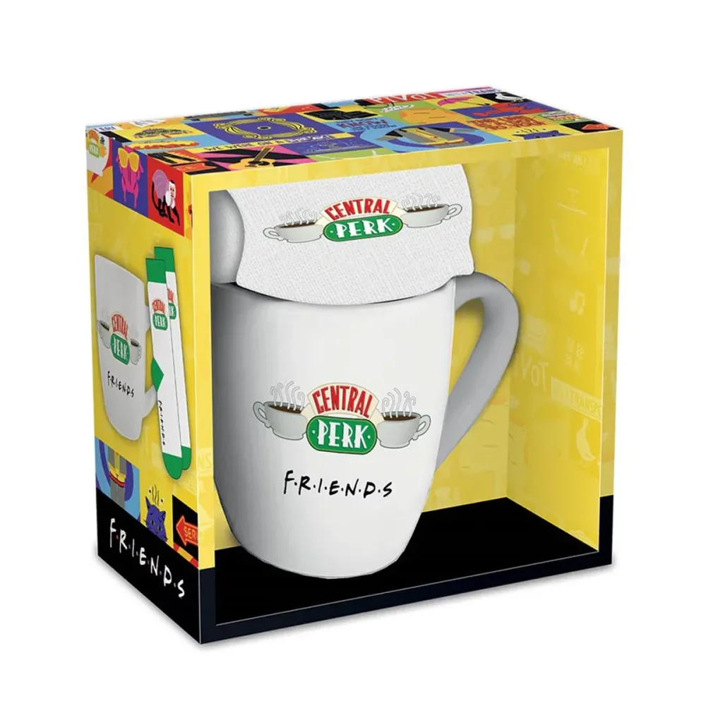 כוס עם גרב Friends Central Perk