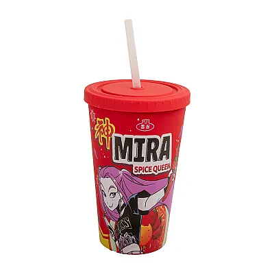 כוס עם קש 475 מ״ל קיי פופ - מירה