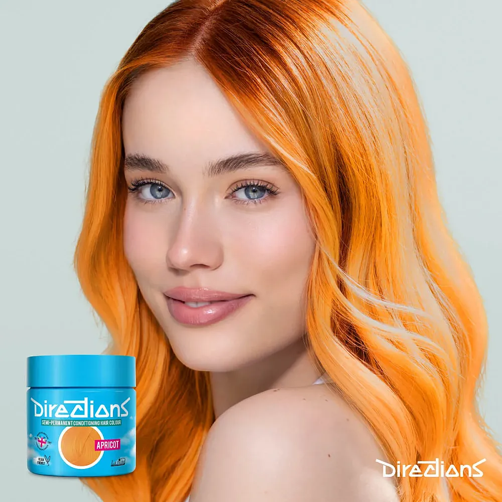 צבע שיער כתום משמש Apricot - La Riche Directions