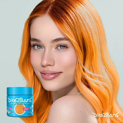 צבע שיער כתום משמש Apricot - La Riche Directions