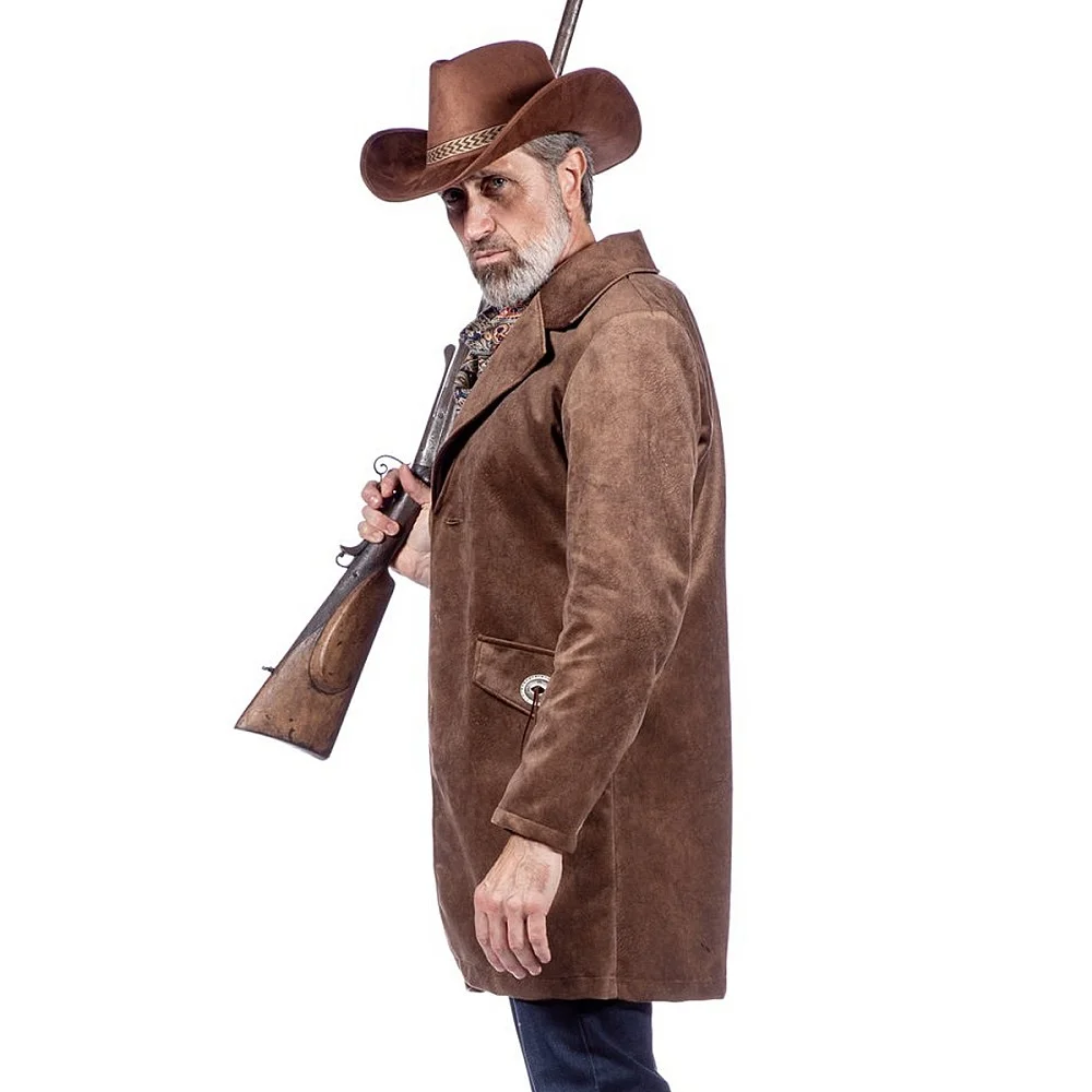 ג\'קט קאובוי ארוך יוקרתי לגברים ג\'קט קאובוי ארוך יוקרתי לגברים