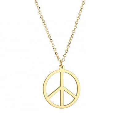 שרשרת Peace - זהב