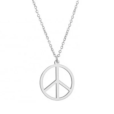 שרשרת Peace - כסף