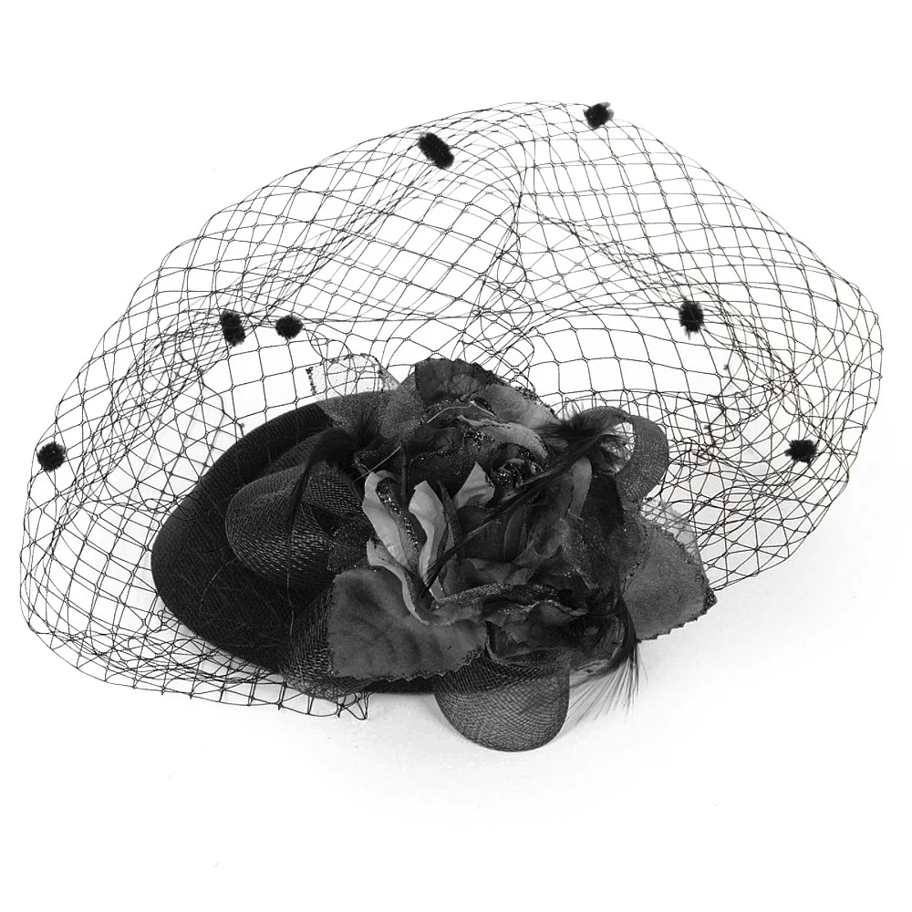 כובע קברט רחב - שחור