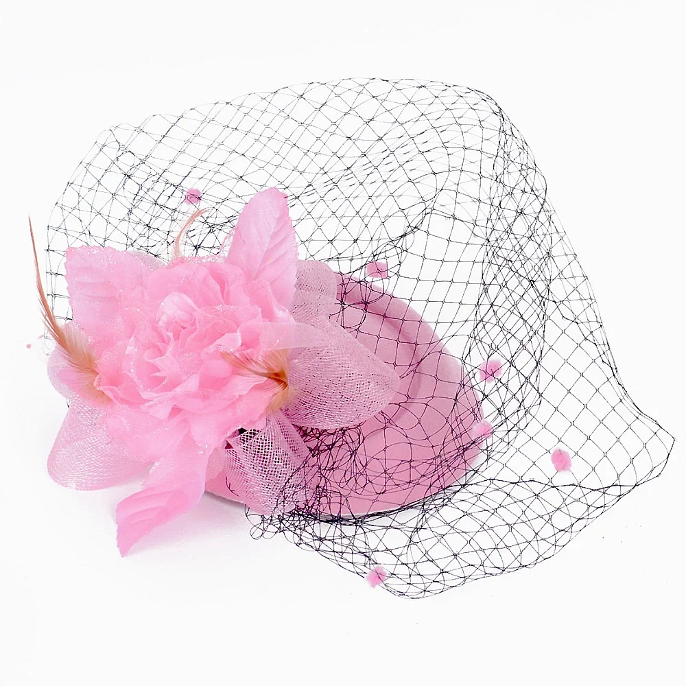 כובע קברט רחב - ורוד