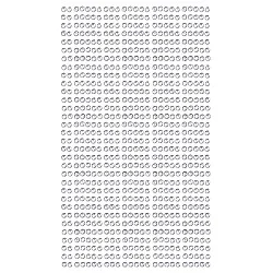 חבילת יהלומים להדבקה בצבע כסף