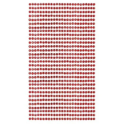 חבילת יהלומים להדבקה בצבע אדום