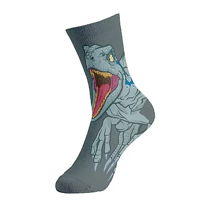 גרביים מעוצבים עולם היורה - ולוצירפטור