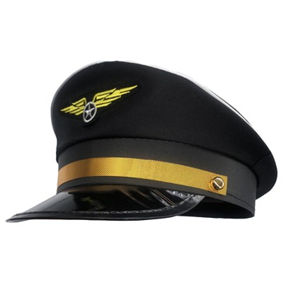 כובע טייס - שחור