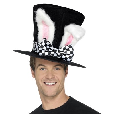 כובע מגבעת הארנב הלבן