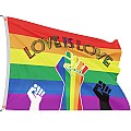 דגל גאווה ענק - Love is Love