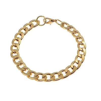 צמיד גורמט דק ממתכת - זהב