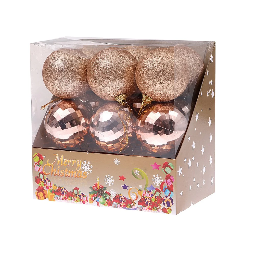 מארז כדורי דיסקו ונצנצים לעץ אשוח