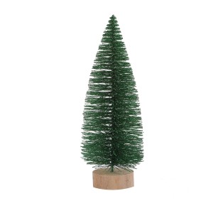 עץ כריסמס קטן מנצנץ 20 ס״מ - ירוק