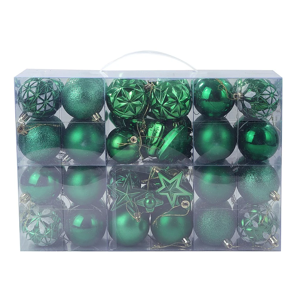 מארז מזוודה משולב קישוטים וכדורי כריסמס