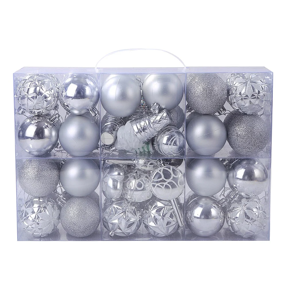 מארז מזוודה משולב קישוטים וכדורי כריסמס