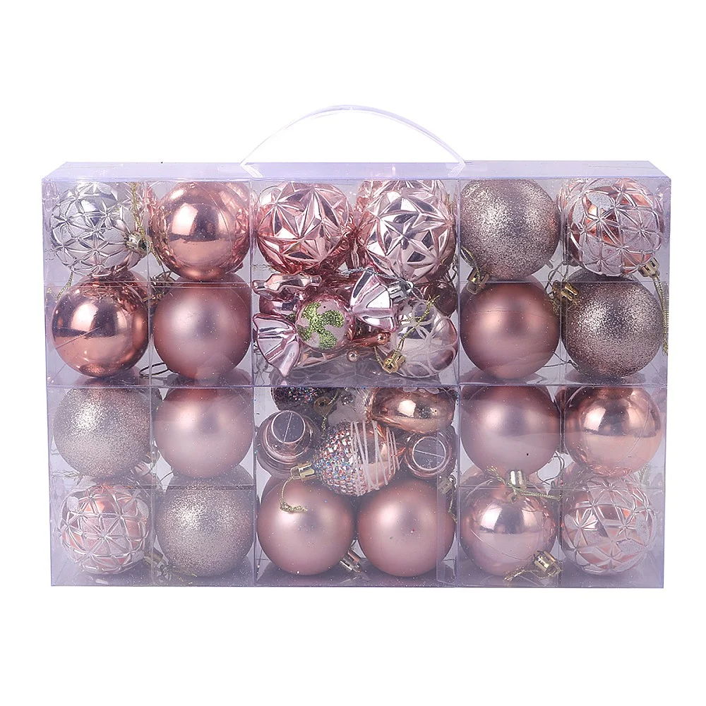 מארז מזוודה משולב קישוטים וכדורי כריסמס