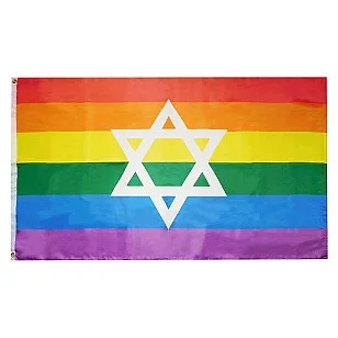 דגל גאווה ענק עם מגון דוד