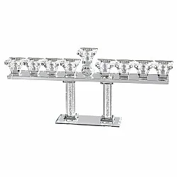 חנוכיית קריסטל 37x17 ס״מ