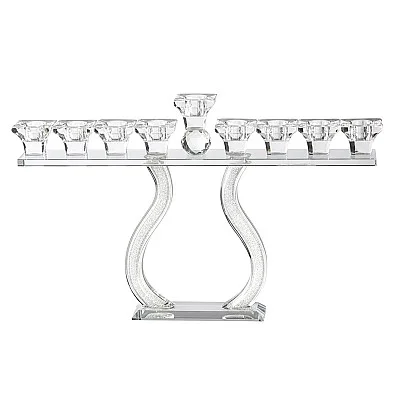 חנוכיית קריסטל 37x24 ס״מ