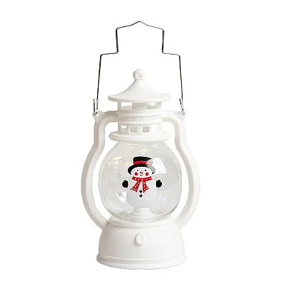 עששית כריסמס 14 ס״מ - איש שלג