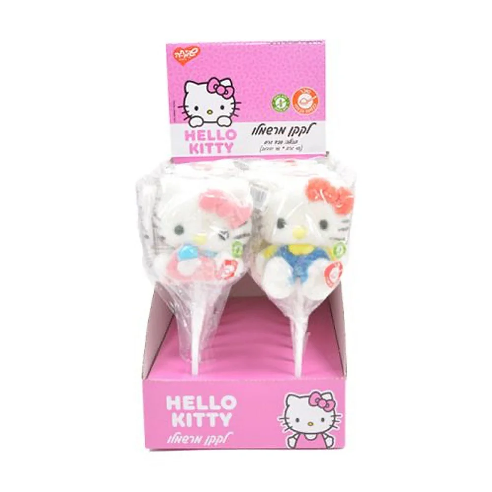 סוכריית מרשמלו על מקל 45 גרם - הלו קיטי 