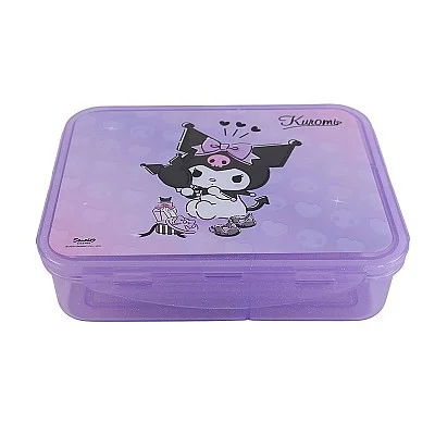 קופסת אוכל מחולקת 4 קליפסים קורומי