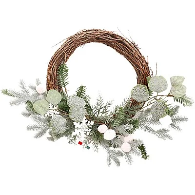 קישוט לדלת עלים