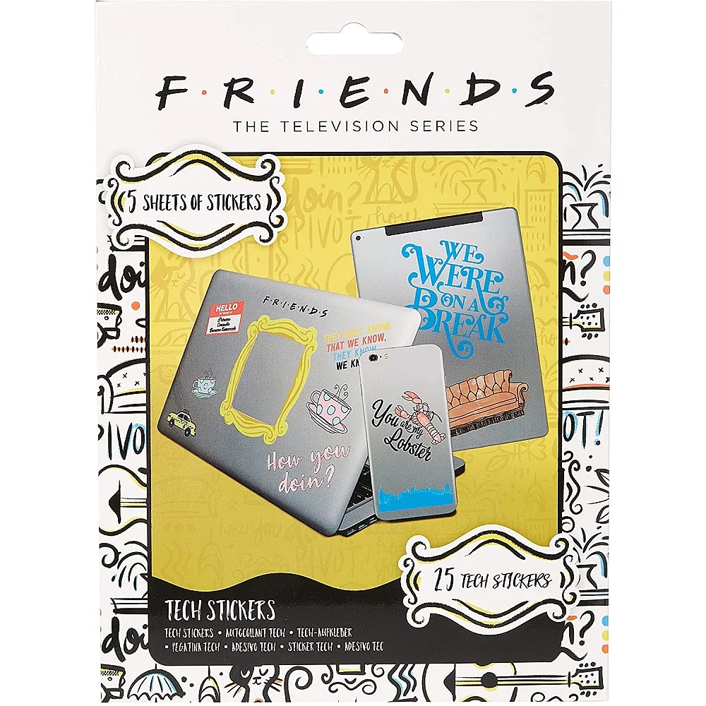 סט מדבקות חברים FRIENDS