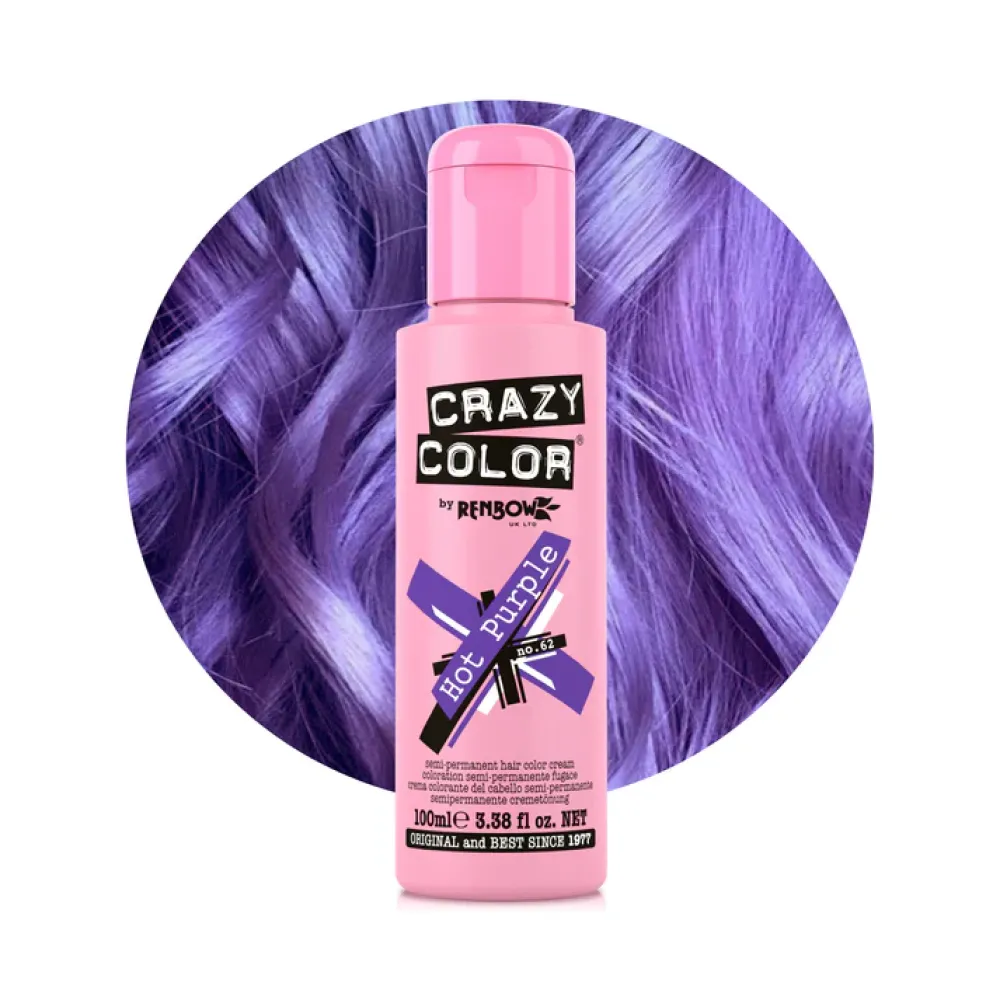 צבע שיער סגול הוט פרפל Hot Purple