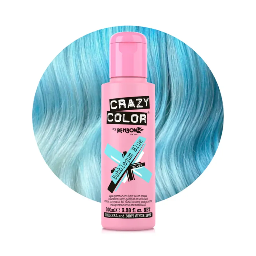 צבע שיער באבלגם בלו Bubblegum Blue