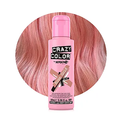 צבע שיער רוז גולד Rose Gold