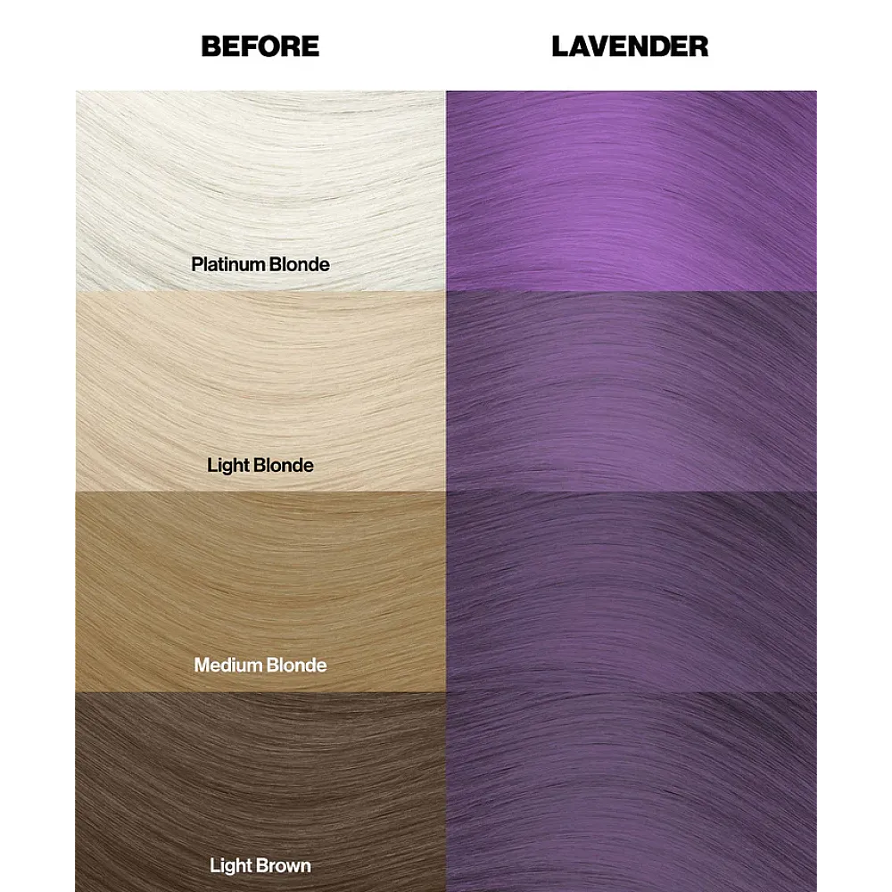 צבע שיער לבנדר Lavender