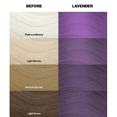 צבע שיער לבנדר Lavender