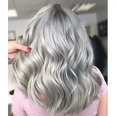  צבע שיער סילבר Silver