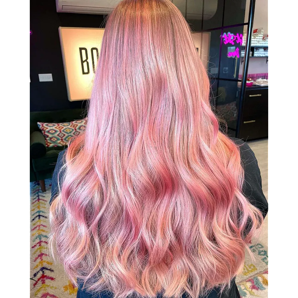 צבע שיער רוז גולד Rose Gold