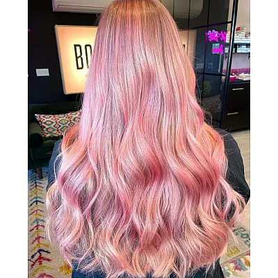 צבע שיער רוז גולד Rose Gold