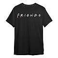 חולצה לוגו חברים FRIENDS שחורה