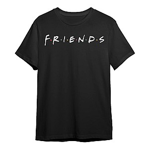 חולצה לוגו חברים FRIENDS שחורה