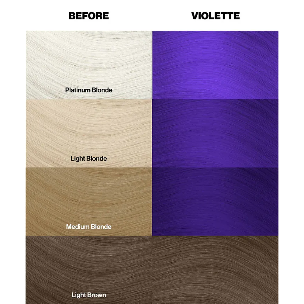 צבע שיער ויולט Violette