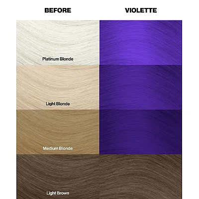 צבע שיער ויולט Violette